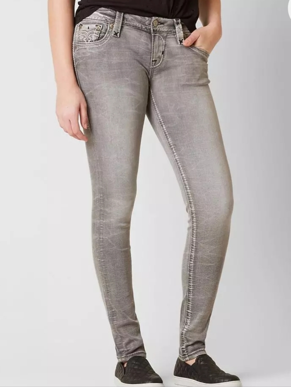 Rock Revival Alba Grey Women's Skinny Jeans